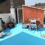 Maison de ville, terrasse, chaleureuse